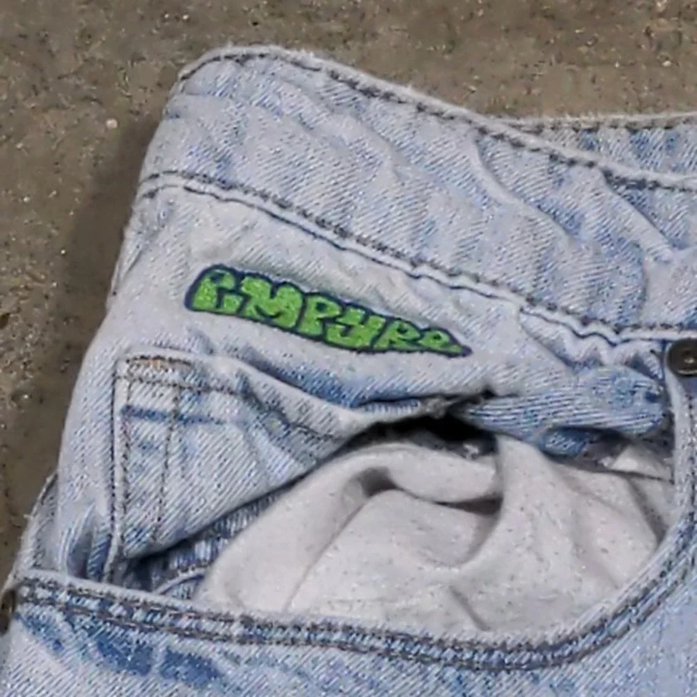 Y2K‎ Empyre Tori Light Wash Denim Cargo Pants Size 10 Skate Streetwear Style VTG